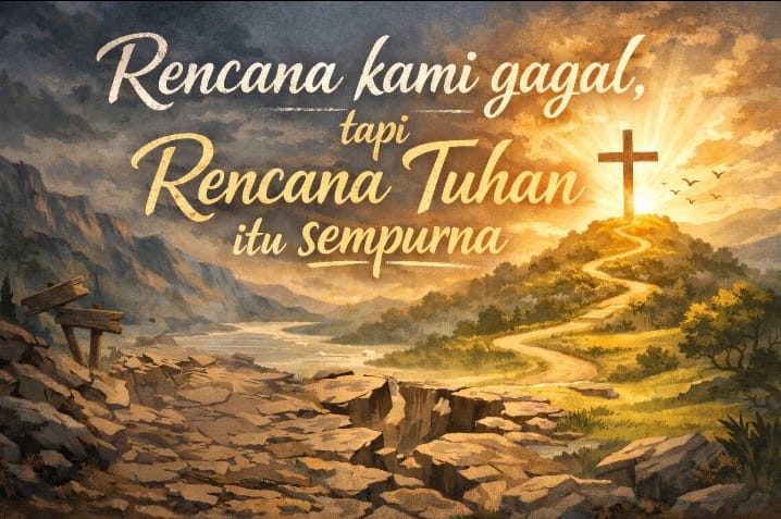 Rencana kami Gagal, tapi Rencana Tuhan Itu Sempurna