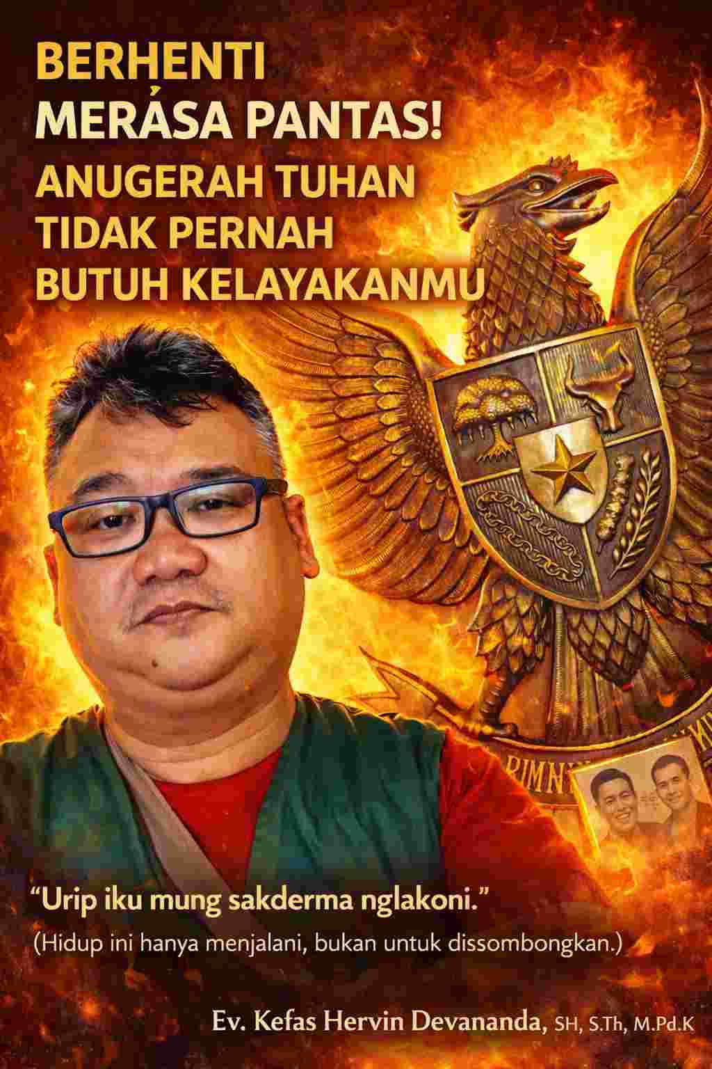 BERHENTI MERASA PANTAS! ANUGERAH TUHAN TIDAK PERNAH BUTUH KELAYAKANMU