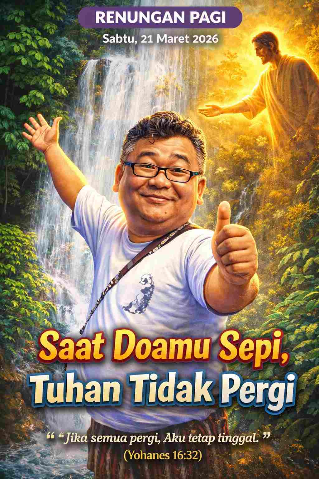 Saat Doamu Sepi, Tuhan Tidak Pergi