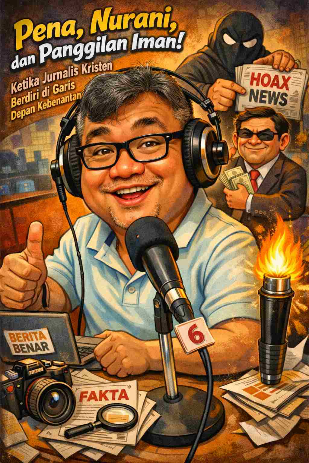 Pena, Nurani, dan Panggilan Iman: Ketika Jurnalis Kristen Berdiri di Garis Depan Kebenaran