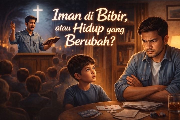 IMAN DI BIBIR, ATAU HIDUP YANG BERUBAH?