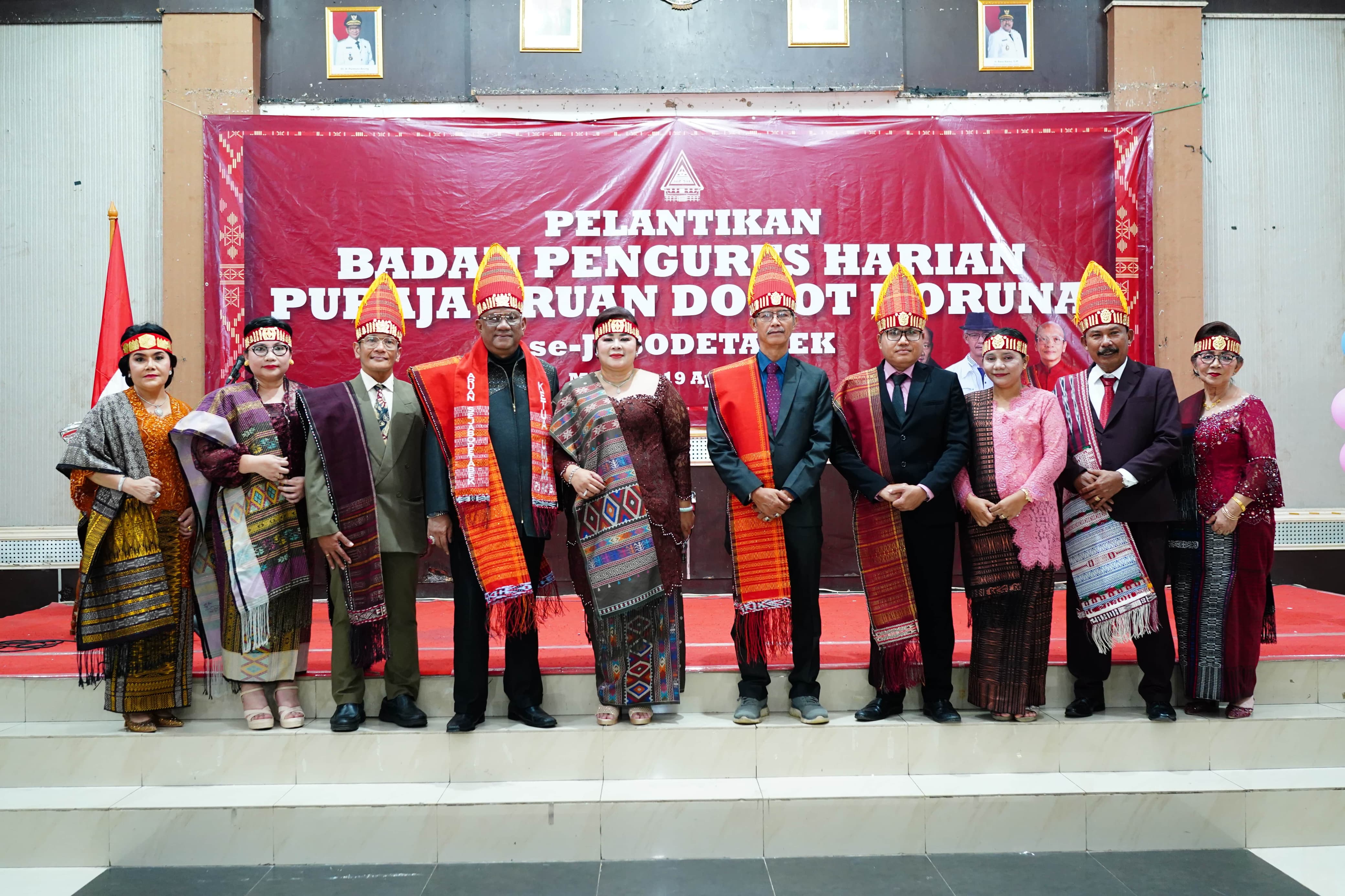 NAKODA BARU PUNGUAN ARUAN JABODETABEK RESMI DILANTIK, USUNG VISI ADAT DAN MODERNISASI HINGGA 2029