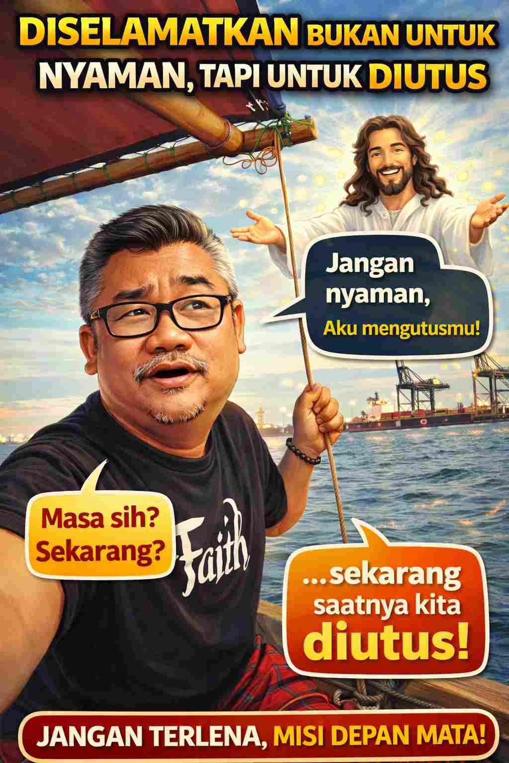 Diselamatkan Bukan untuk Nyaman, Tapi untuk Diutus