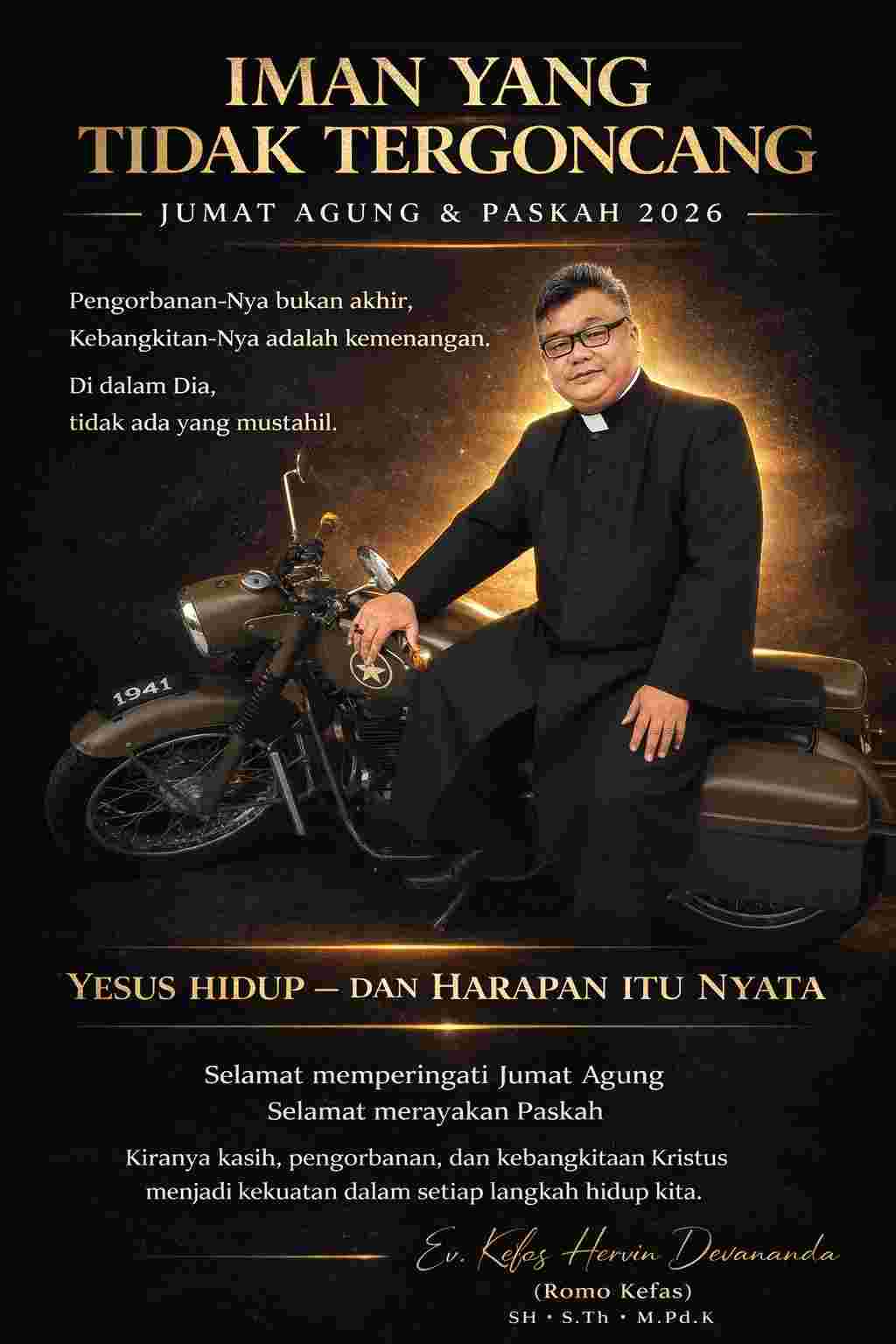 Harapan yang Bangkit: Romo Kefas Tegaskan Kuasa Paskah di Tengah Krisis Kehidupan