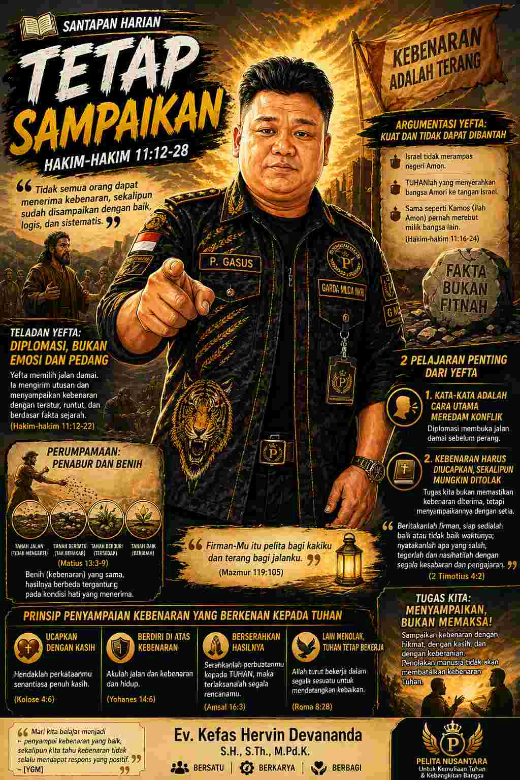 Santapan Harian: Tetap Sampaikan Kebenaran