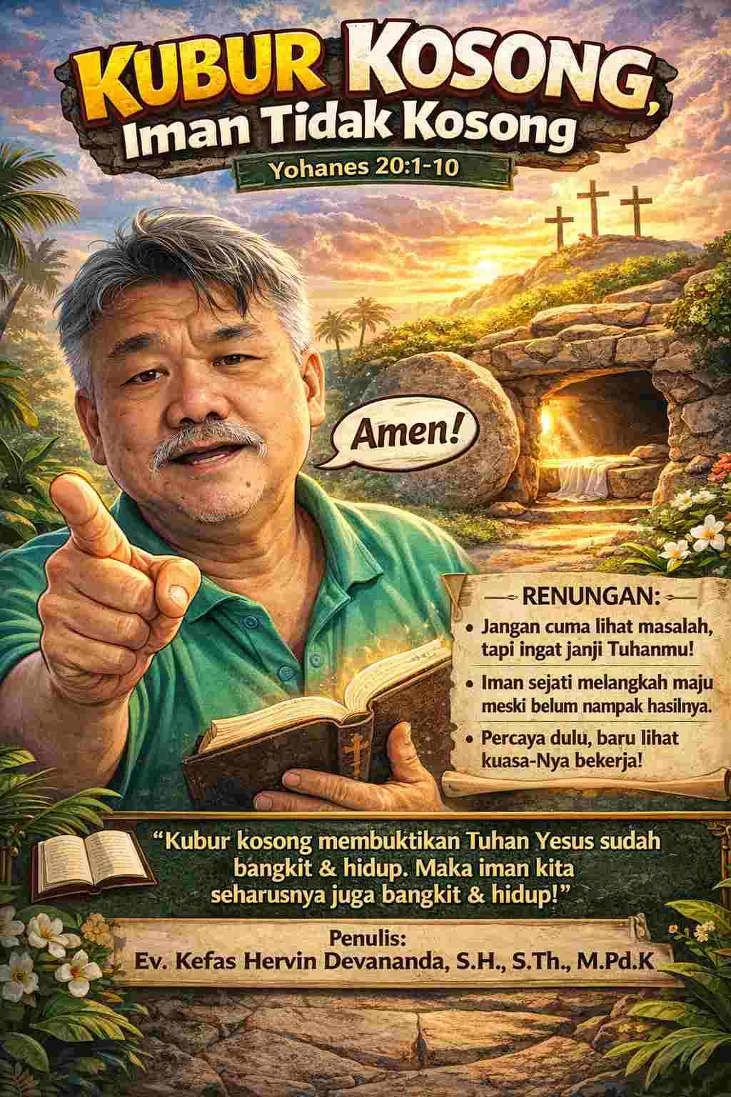 Kubur Kosong, Iman Tidak Kosong