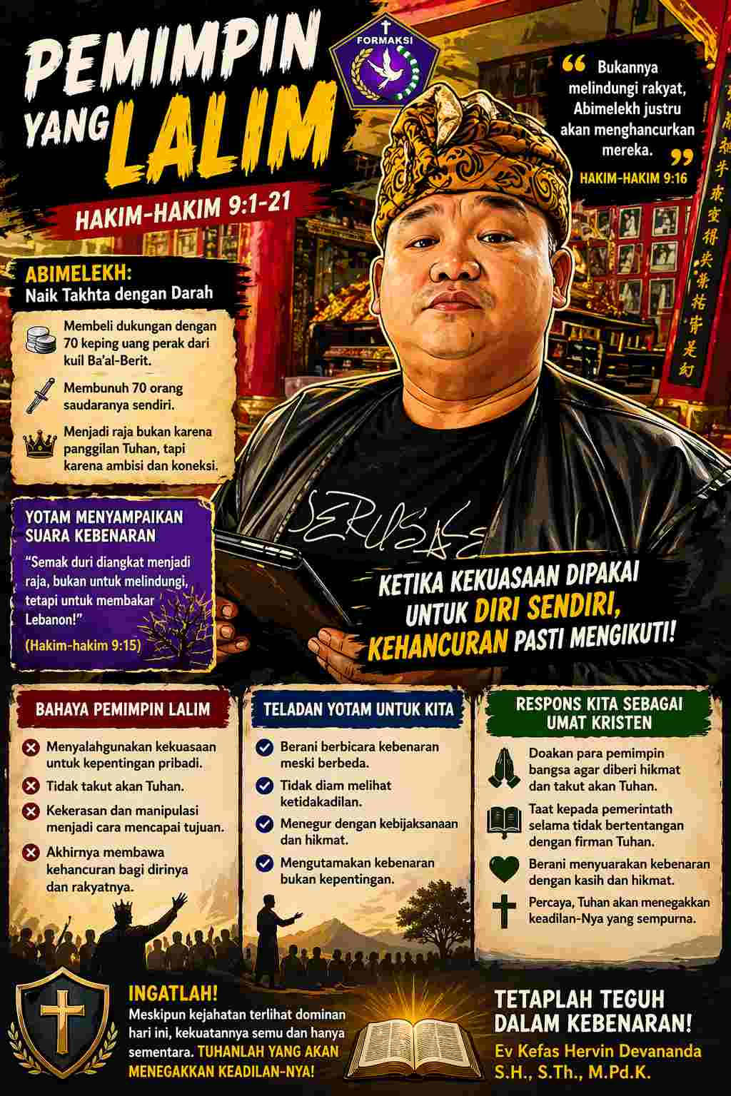 Ketika Legitimasi Tidak Sama dengan Kehendak Allah