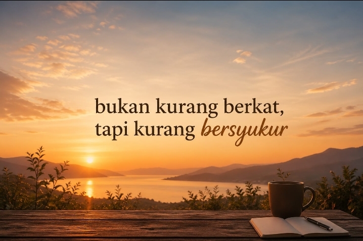 Bukan Kurang Berkat, Tapi Kurang Bersyukur