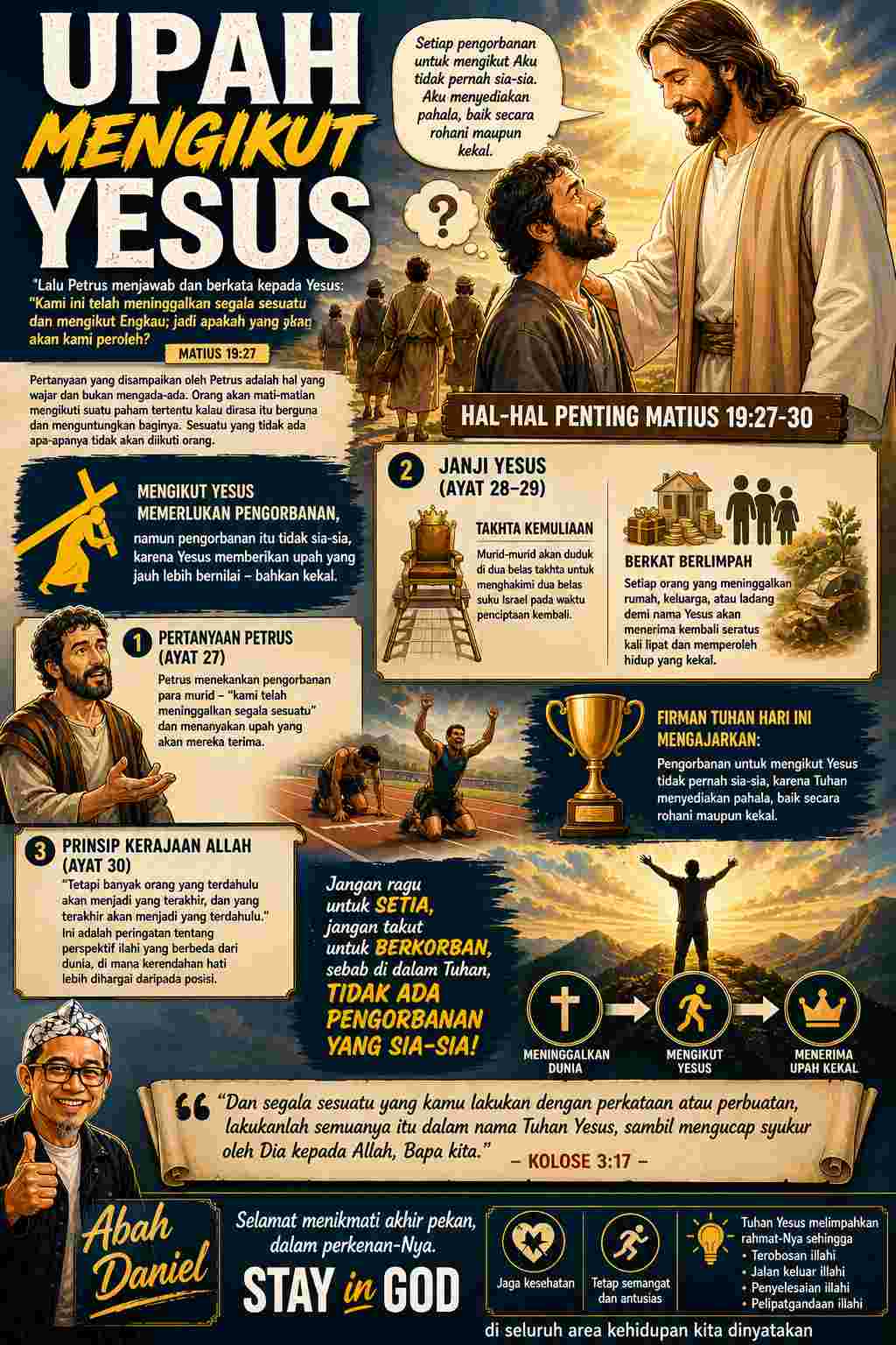 UPAH MENGIKUT YESUS
