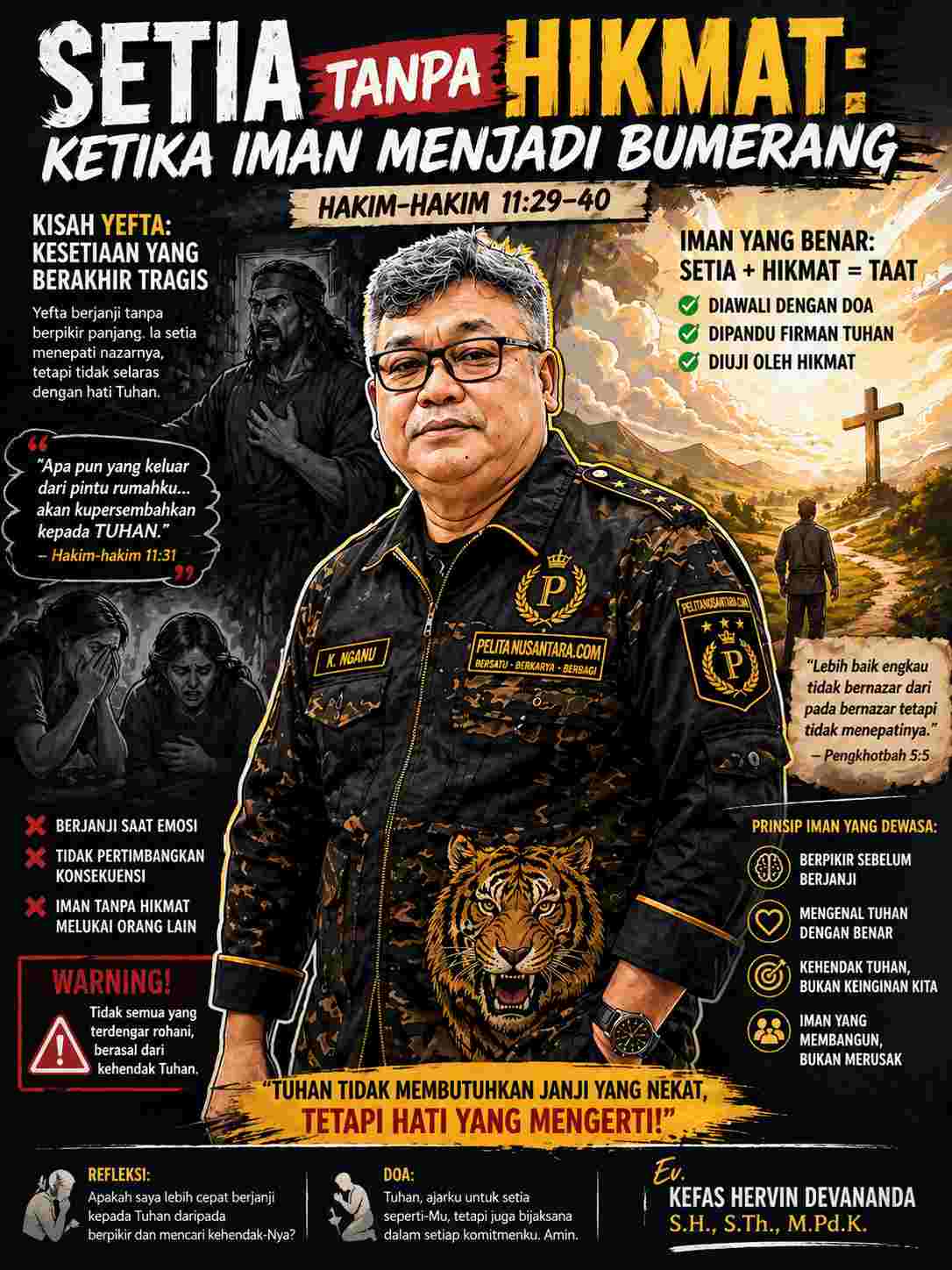 SETIA TANPA HIKMAT: KETIKA IMAN MENJADI BUMERANG